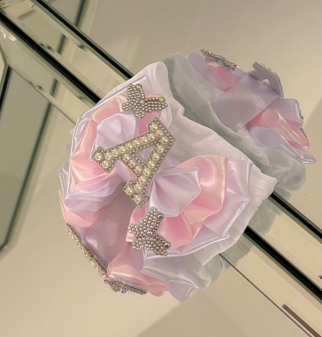 The Butterfly Pearl Initial Bow