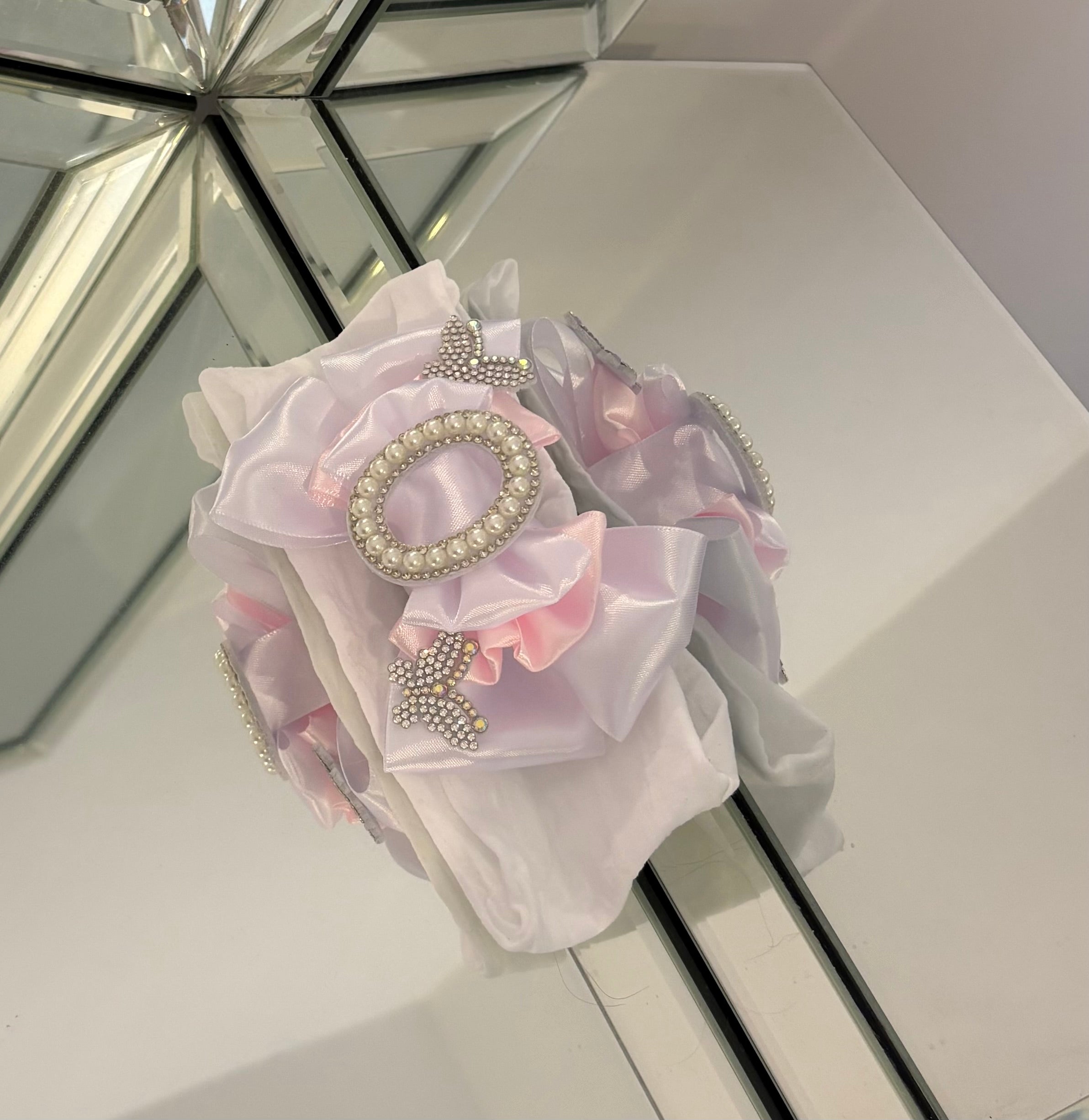 The Butterfly Pearl Initial Bow