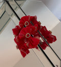 The Scarlet Jewel Bow Clips